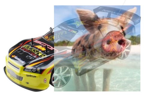 Wyścigowy samochód Rc Drift Auto 1:10 - POSERWISOWY (Uszkodzona elektronika)