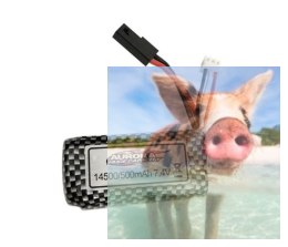 Akumulator Lilon 7.4V 500mAh do modelu XLH-9135