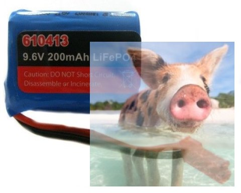 Joysway akumulator 200mAh 9.6V LiFePO4 Joysway akumulator 200mAh 9.6V LiFePO4