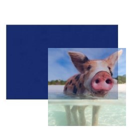 Air Indoor transparent blue