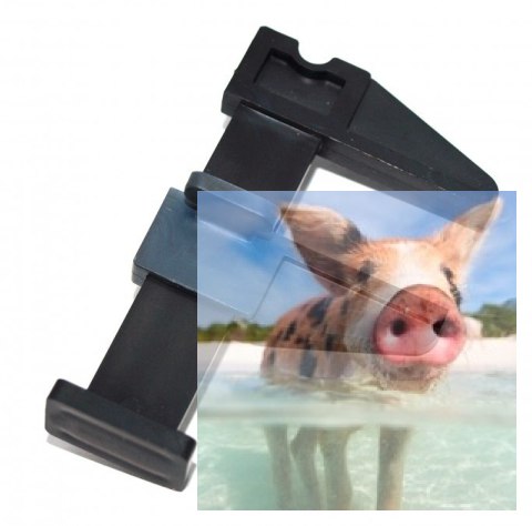 Ścisk stolarski / Uchwyt z tworzywa sztucznego - mały 36mm