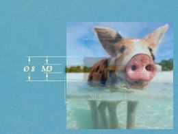 Tłumik drgań - gwint M3 dwustronny 4szt