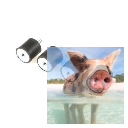 Tłumik drgań - gwint M4 jednostronny 4szt