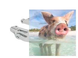 Wahacz przedni dolny (aluminium) 2 szt. - 85932
