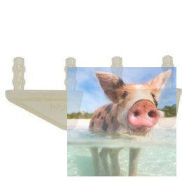 Zakończenie do kadłuba lub skrzydeł małe, białe,2 szt.