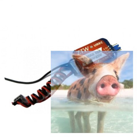 Regulator napięcia odbiornika ZTW 2-6S UBEC 6A 5/6V