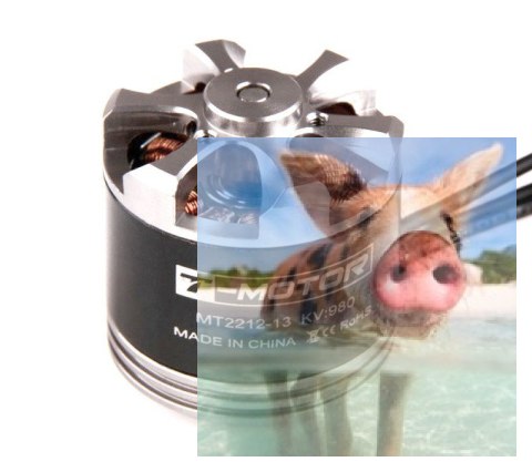 Silnik bezszczotkowy T-MOTOR MT2212 KV1100