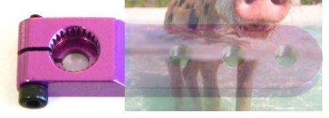 Aluminiowy orczyk do serwomechanizmu Futaba jednoramienny (37mm)