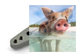 Aluminiowy orczyk do serwomechanizmu JR/Graupner dwuramienny (44mm)