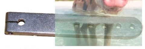 Aluminiowy orczyk do serwomechanizmu JR/Graupner jednoramienny (61mm)