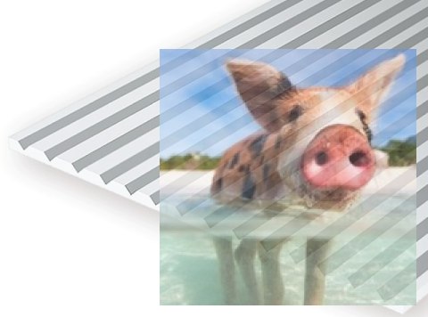 Płyta V-Groove gr. 0,5mm odst. 2mm POLISTYREN HIPS